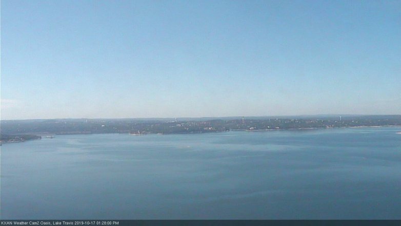 Lake Travis webcam, October 17, 2019 12:30 PM CT