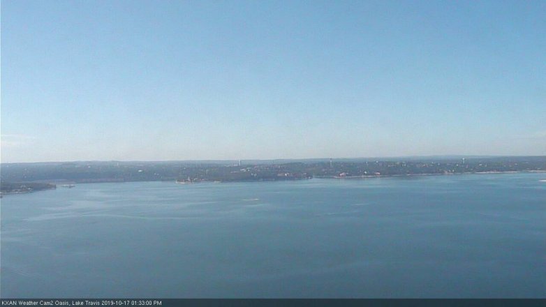 Lake Travis webcam, October 17, 2019 12:35 PM CT