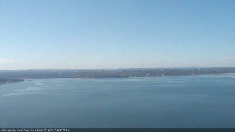 Lake Travis webcam, October 17, 2019 12:45 PM CT