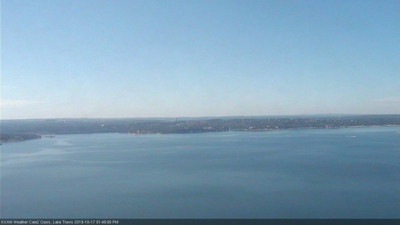 Lake Travis webcam, October 17, 2019 12:50 PM CT