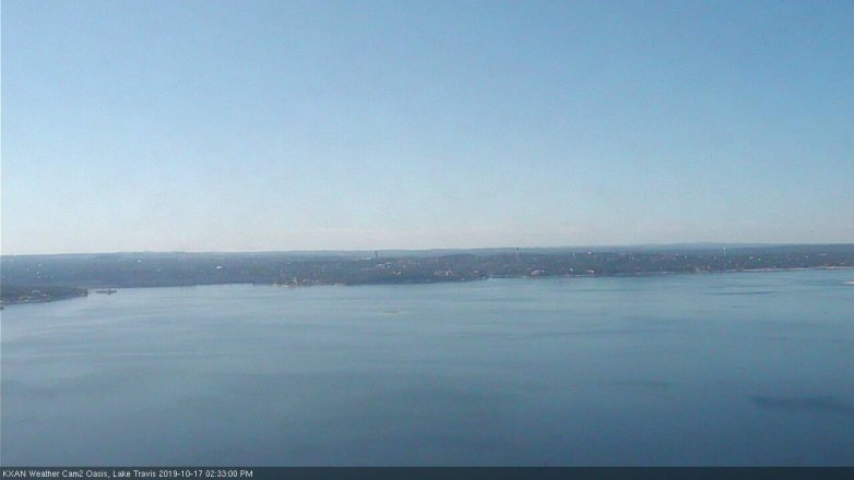 Lake Travis webcam, October 17, 2019 1:35 PM CT