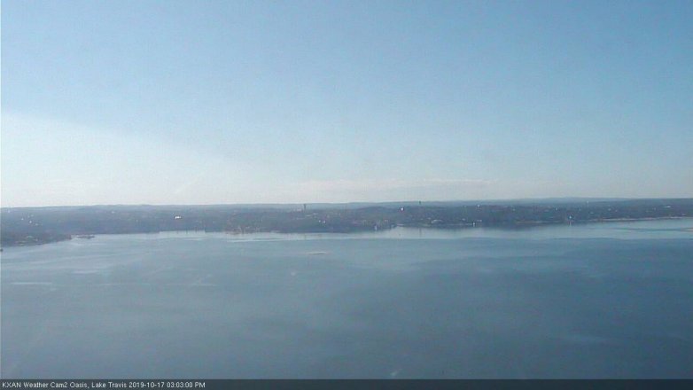 Lake Travis webcam, October 17, 2019 2:05 PM CT