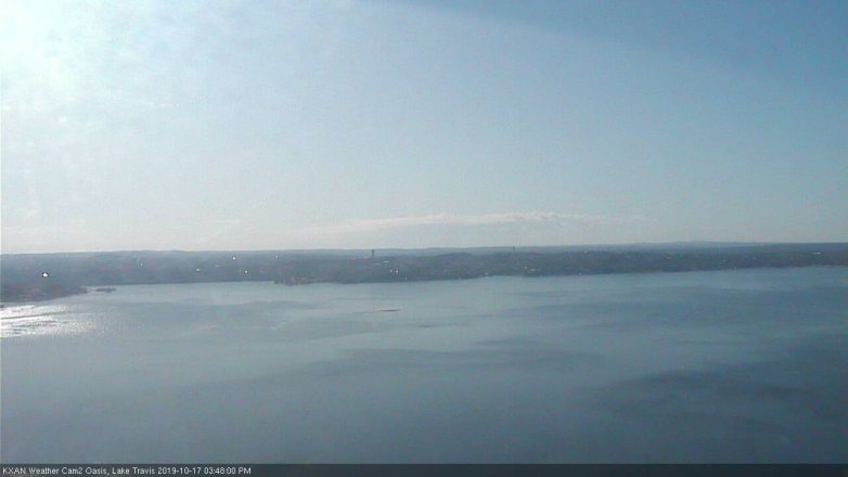Lake Travis webcam, October 17, 2019 2:50 PM CT