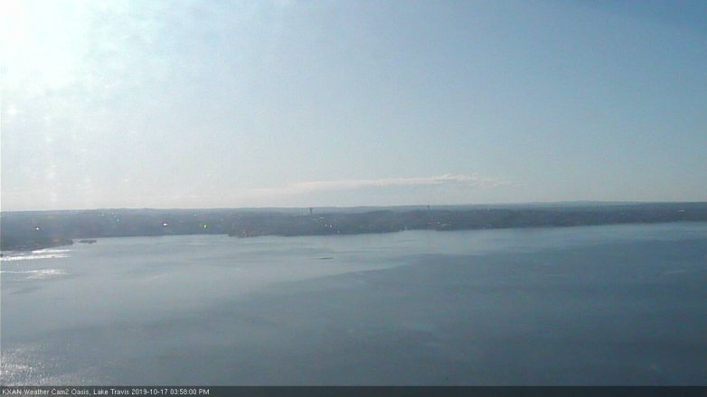 Lake Travis webcam, October 17, 2019 3:00 PM CT