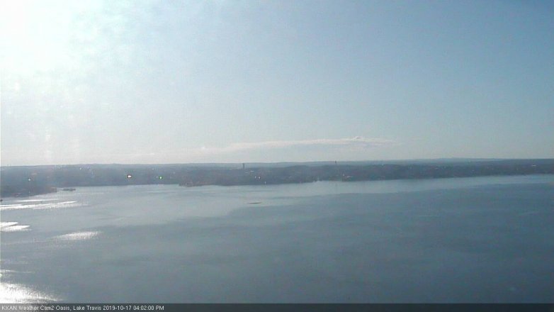 Lake Travis webcam, October 17, 2019 3:05 PM CT