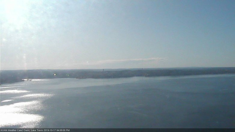Lake Travis webcam, October 17, 2019 3:10 PM CT