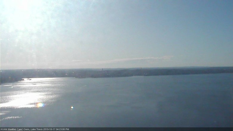 Lake Travis webcam, October 17, 2019 3:25 PM CT