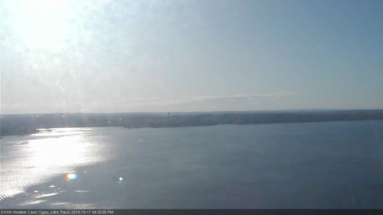 Lake Travis webcam, October 17, 2019 3:30 PM CT