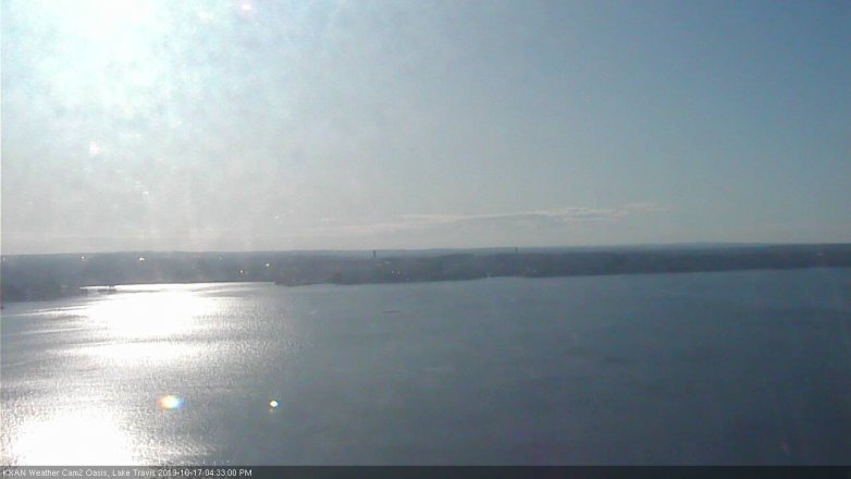 Lake Travis webcam, October 17, 2019 3:35 PM CT