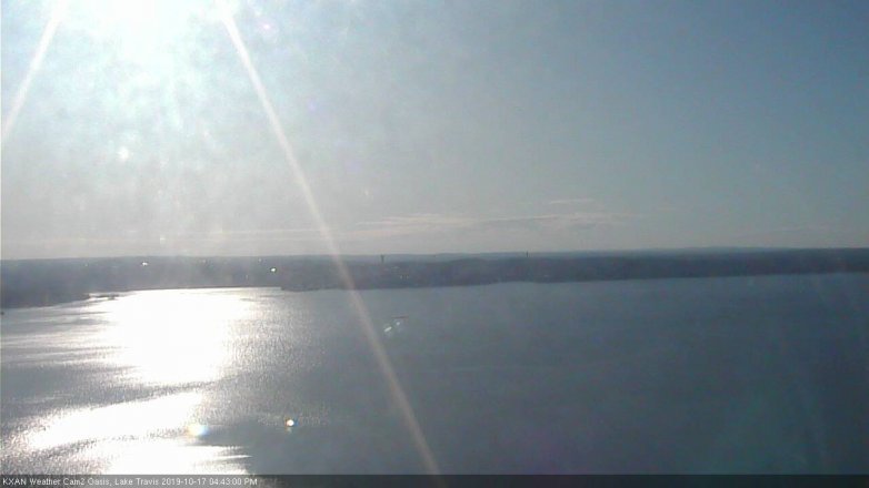 Lake Travis webcam, October 17, 2019 3:45 PM CT