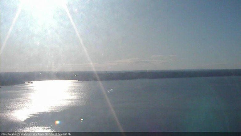 Lake Travis webcam, October 17, 2019 3:50 PM CT