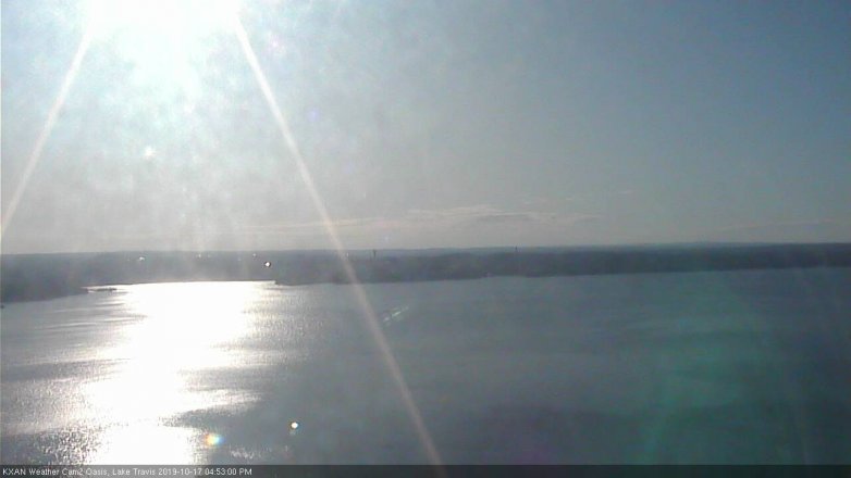 Lake Travis webcam, October 17, 2019 3:55 PM CT