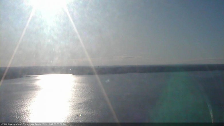 Lake Travis webcam, October 17, 2019 4:05 PM CT