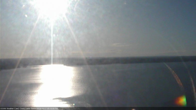 Lake Travis webcam, October 17, 2019 4:20 PM CT