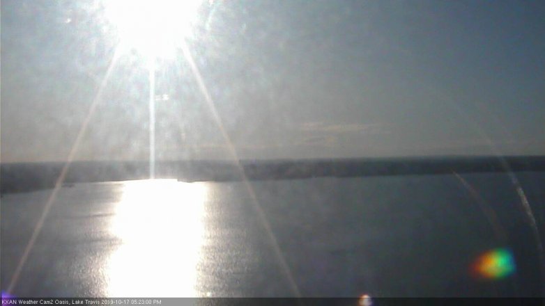 Lake Travis webcam, October 17, 2019 4:25 PM CT