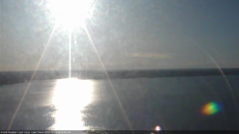 Lake Travis webcam, October 17, 2019 4:30 PM CT