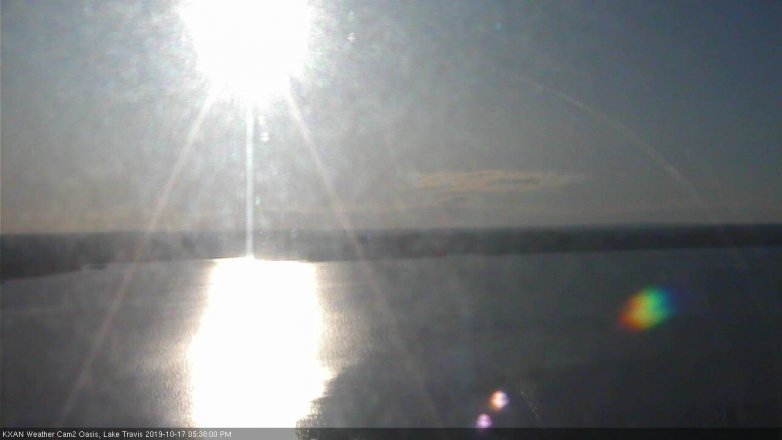 Lake Travis webcam, October 17, 2019 4:40 PM CT