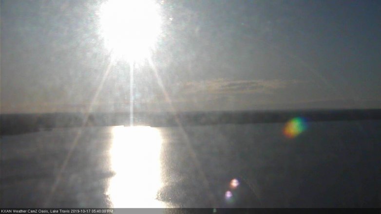 Lake Travis webcam, October 17, 2019 4:50 PM CT