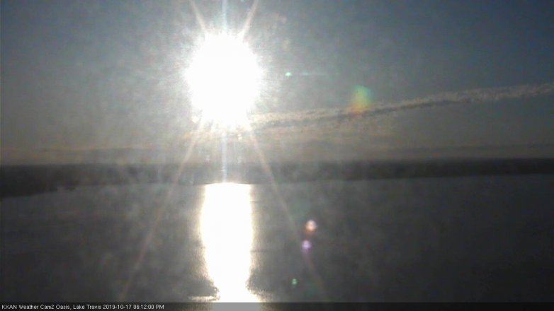 Lake Travis webcam, October 17, 2019 5:15 PM CT