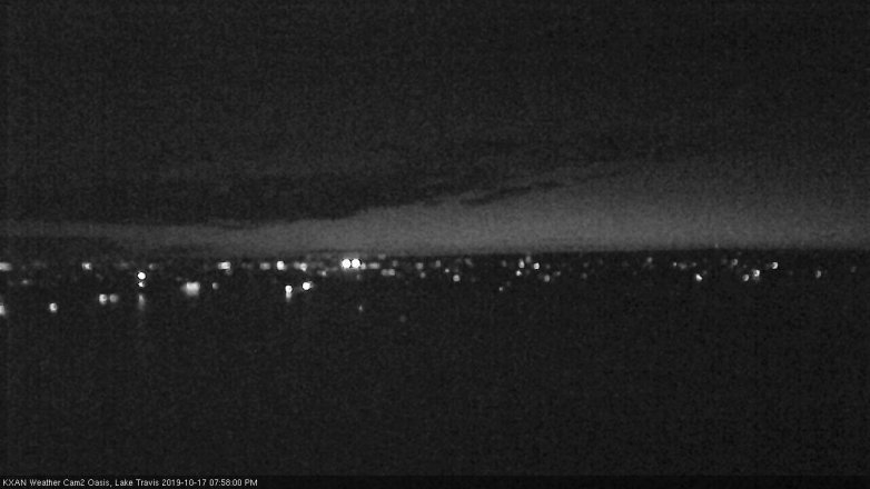 Lake Travis webcam, October 17, 2019 7:00 PM CT
