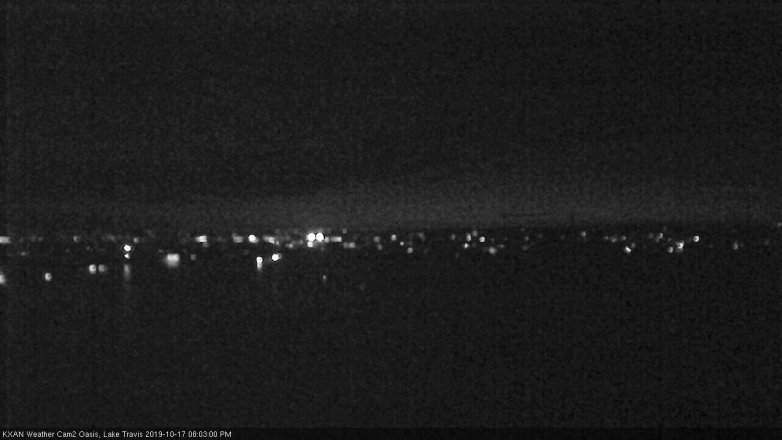 Lake Travis webcam, October 17, 2019 7:05 PM CT