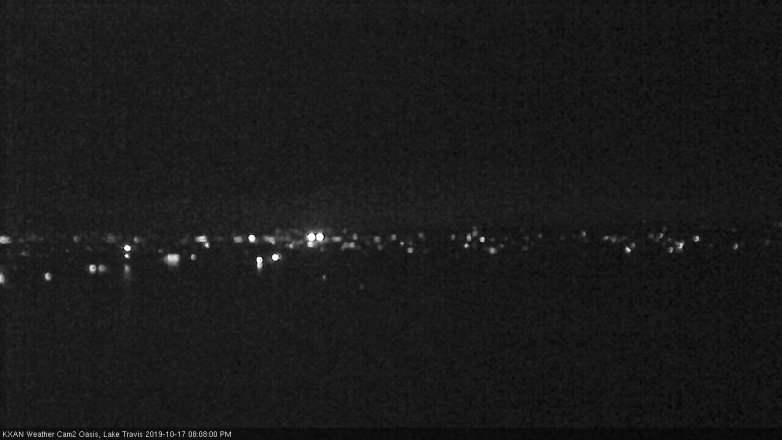 Lake Travis webcam, October 17, 2019 7:10 PM CT