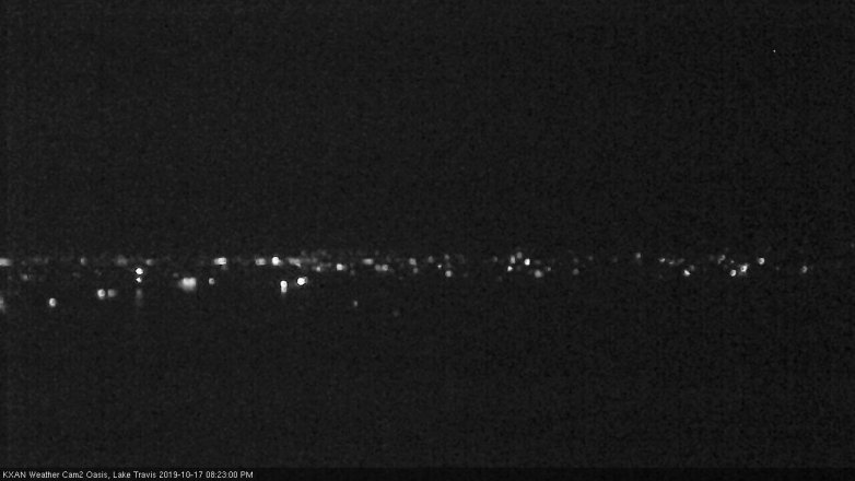 Lake Travis webcam, October 17, 2019 7:25 PM CT