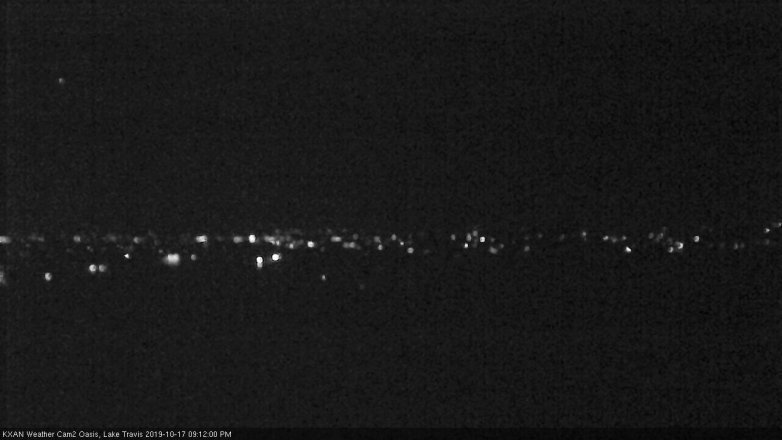 Lake Travis webcam, October 17, 2019 8:15 PM CT
