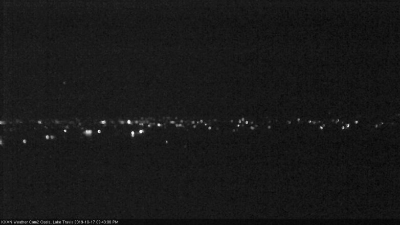 Lake Travis webcam, October 17, 2019 8:45 PM CT