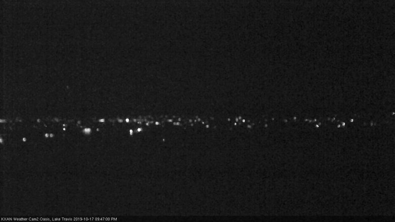 Lake Travis webcam, October 17, 2019 8:50 PM CT