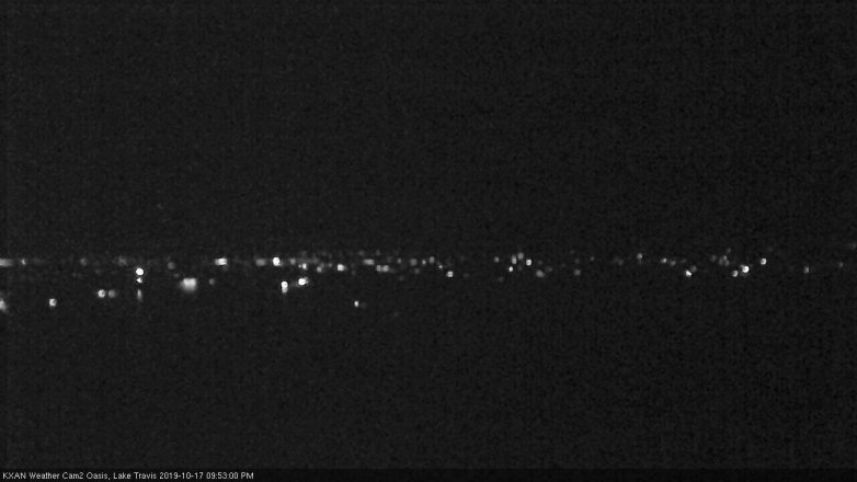 Lake Travis webcam, October 17, 2019 8:55 PM CT