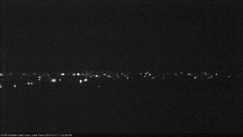 Lake Travis webcam, October 17, 2019 10:05 PM CT