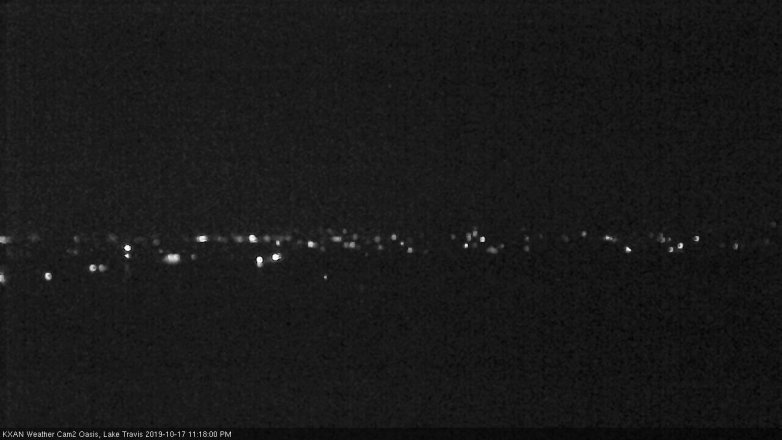 Lake Travis webcam, October 17, 2019 10:20 PM CT