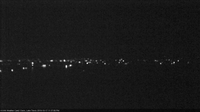 Lake Travis webcam, October 17, 2019 10:40 PM CT