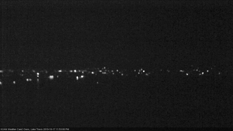 Lake Travis webcam, October 17, 2019 10:55 PM CT