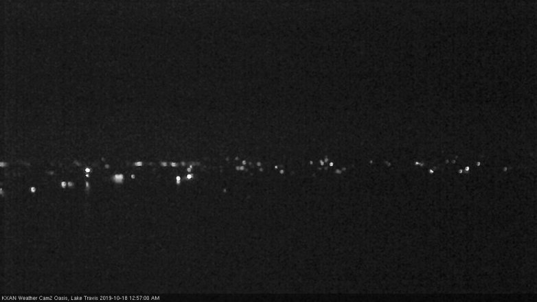Lake Travis webcam, October 17, 2019 12:00 AM CT