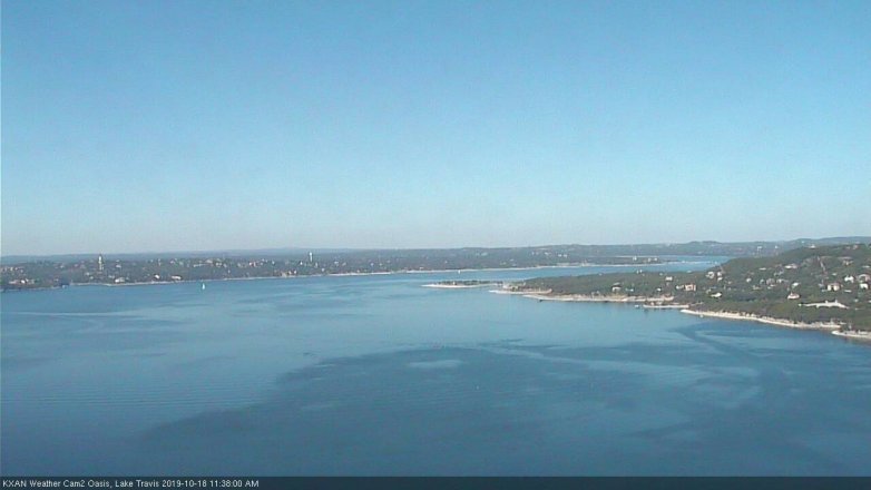 Lake Travis webcam, October 18, 2019 10:40 AM CT