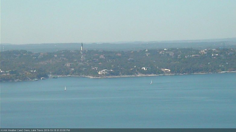 Lake Travis webcam, October 18, 2019 12:05 PM CT
