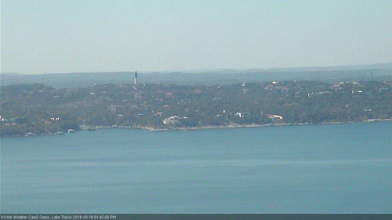 Lake Travis webcam, October 18, 2019 12:45 PM CT