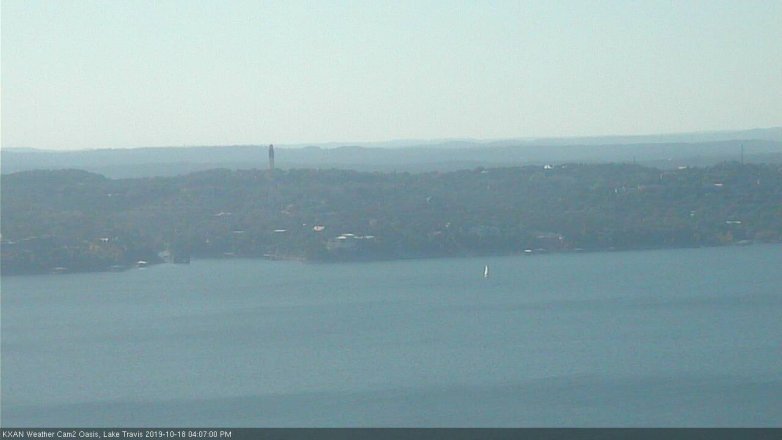 Lake Travis webcam, October 18, 2019 3:10 PM CT