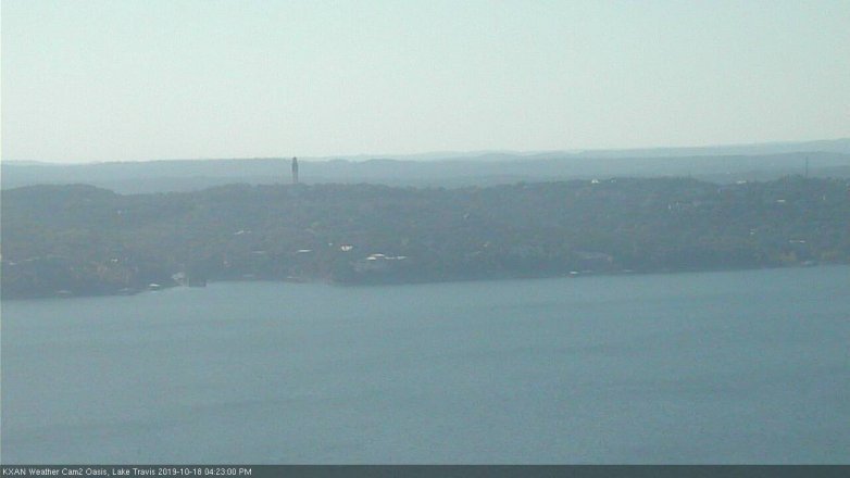 Lake Travis webcam, October 18, 2019 3:25 PM CT
