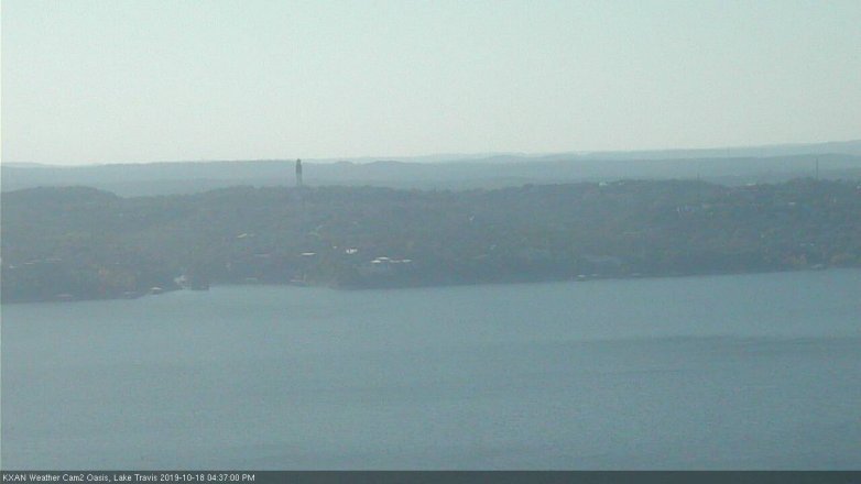 Lake Travis webcam, October 18, 2019 3:40 PM CT