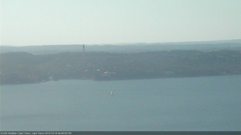 Lake Travis webcam, October 18, 2019 3:50 PM CT