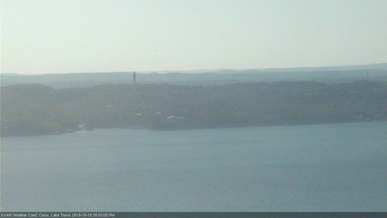 Lake Travis webcam, October 18, 2019 4:05 PM CT