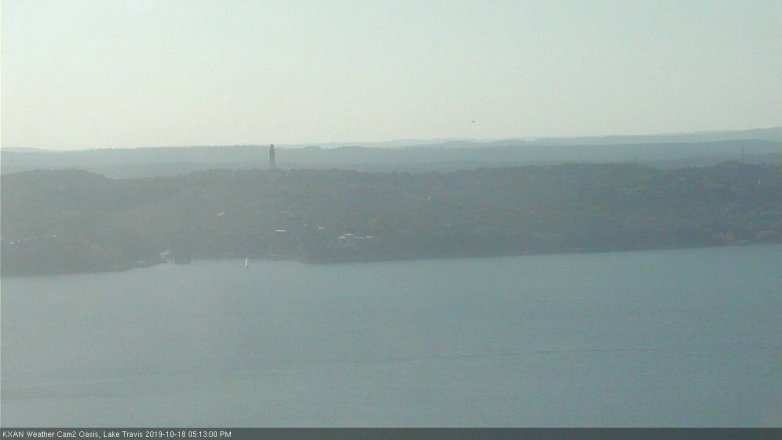 Lake Travis webcam, October 18, 2019 4:15 PM CT