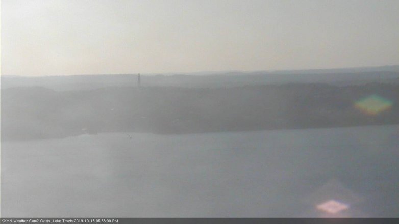 Lake Travis webcam, October 18, 2019 5:00 PM CT