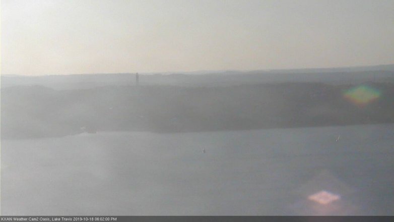 Lake Travis webcam, October 18, 2019 5:05 PM CT