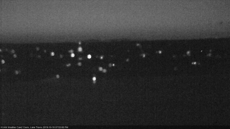 Lake Travis webcam, October 18, 2019 6:55 PM CT
