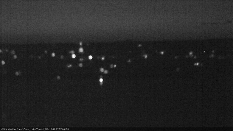 Lake Travis webcam, October 18, 2019 7:00 PM CT