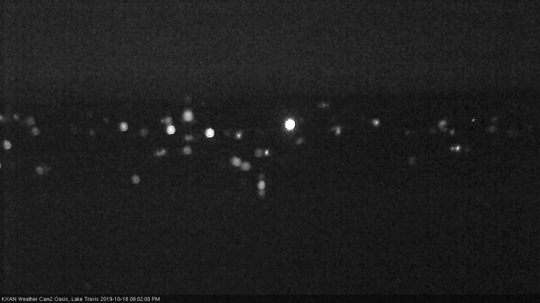 Lake Travis webcam, October 18, 2019 7:05 PM CT
